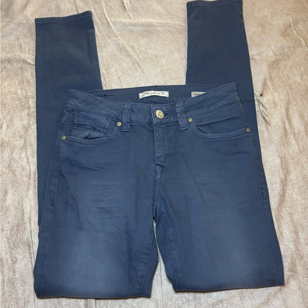 Mavi Alexa Blue Skinny Jeans Mid Rise